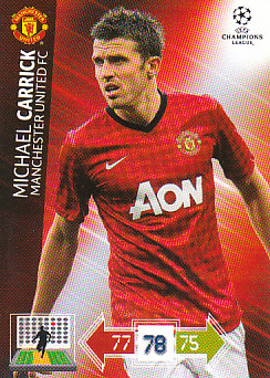 Michael Carrick Manchester United 2012/13 Panini Adrenalyn XL CL #140